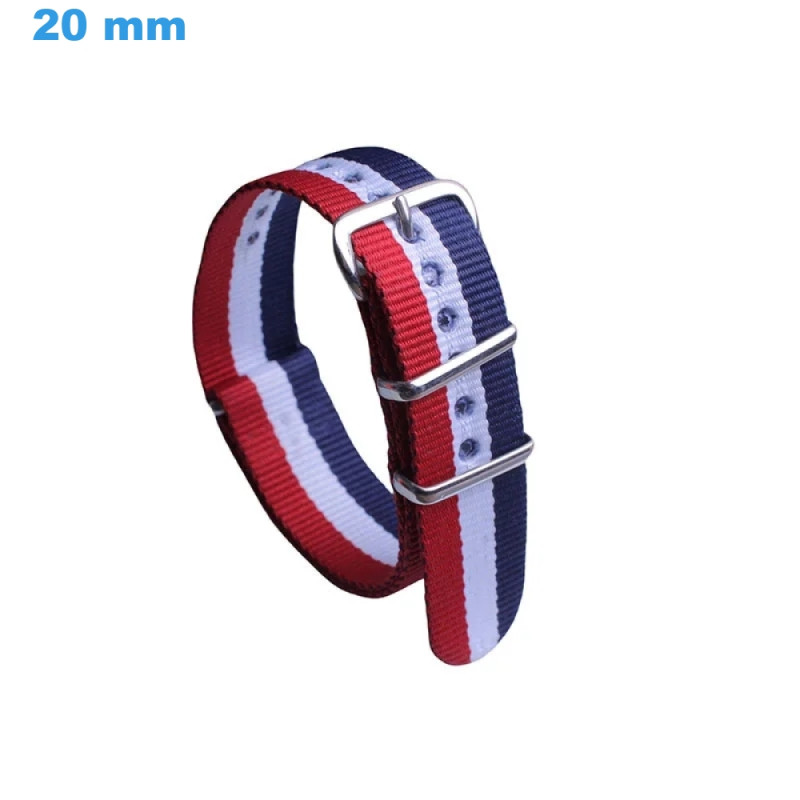 Vancle Bracelet Nylon Élastique 18mm/20mm/22mm – Libération Rapide, Confort Respirant, Homme/Femme, Réglable 140-250mm
