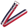 Acheter Bracelet 20 mm Nylon montre Multicolore boucle Ardillon