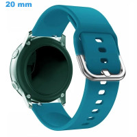 Bracelet montre Bleu 20 mm...