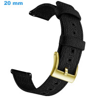 Bracelet Tissu montre Noir...