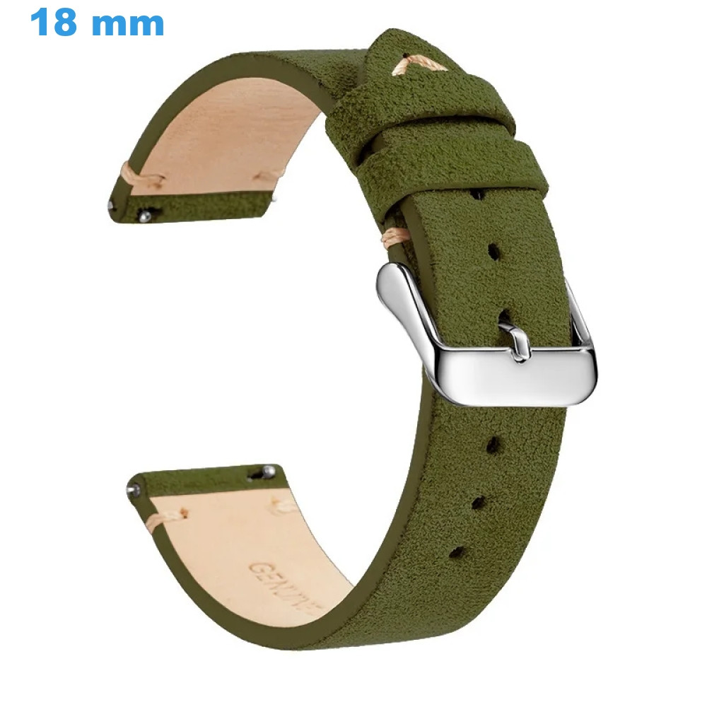 Bracelet De Montre ZRC 18mm – Cuir D'agneau Bleu Turquoise – Neuf Avec étiquettes