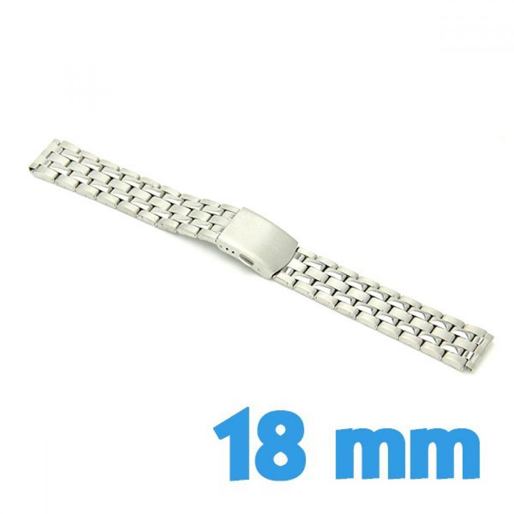 Bracelet montre sales acier 18mm