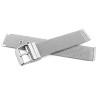 Bracelet Argenté 22 mm Acier inoxydable de montre