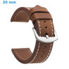 Acheter Bracelet montre 20 mm Cuir Synthétique Brun