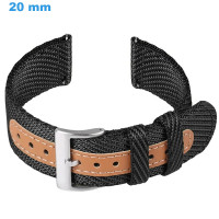 Bracelet 20 mm Nylon Noir...