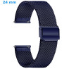 Acheter Bracelet Acier Inoxydable de montre Bleu 24 mm