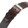 Acheter Bracelet de montre 20 mm Cuir véritable Brun fermoir Ardillon