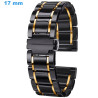 Acheter Bracelet Céramique de montre Noir 17 mm