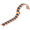 Acheter Bracelet Papillon 19 mm Céramique Doré rose et Noir montre