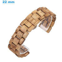 Bracelet 22 mm Bois Brun...