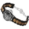 Acheter Bracelet Bois boucle Papillon pour montre Brun 22 mm