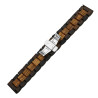 Acheter Bracelet Bois boucle Papillon pour montre Brun 22 mm
