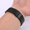 Acheter Bracelet 20 mm Fibre de Carbone Déployant de montre Noir