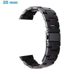 Bracelet 20 mm Résine Noir...