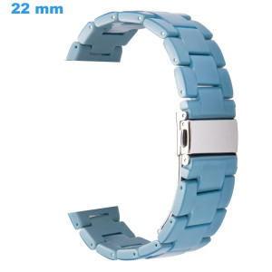 Bracelet pour Montre Bleu 22 mm en Résine | Bracelet Résine Bracelet pour Montre Bleu 22 mm en Résine | Bracelet Résine