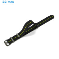 Bracelet 22 mm Nylon Noir...
