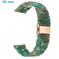 Bracelet 20 mm Résine Vert...