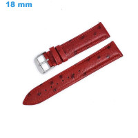 Bracelet Rouge 18 mm Cuir...