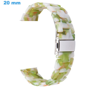 Bracelet 20 mm Résine Vert...