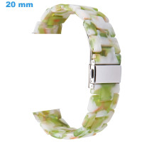 Bracelet 20 mm Résine Vert...