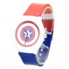 Montre Marque Willis style bouclier Captain America pas chère