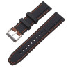Acheter Bracelet montre 20 mm Silicone Noir et Brun