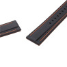 Acheter Bracelet montre 20 mm Silicone Noir et Brun