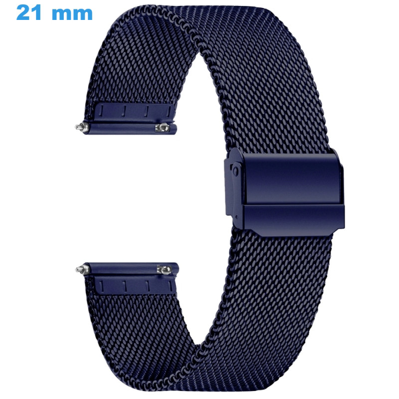 Bracelet De Montre Acier Inoxydable Doré – 16 Mm à 20 Mm, Fermoir Coulissant, Hong Kong