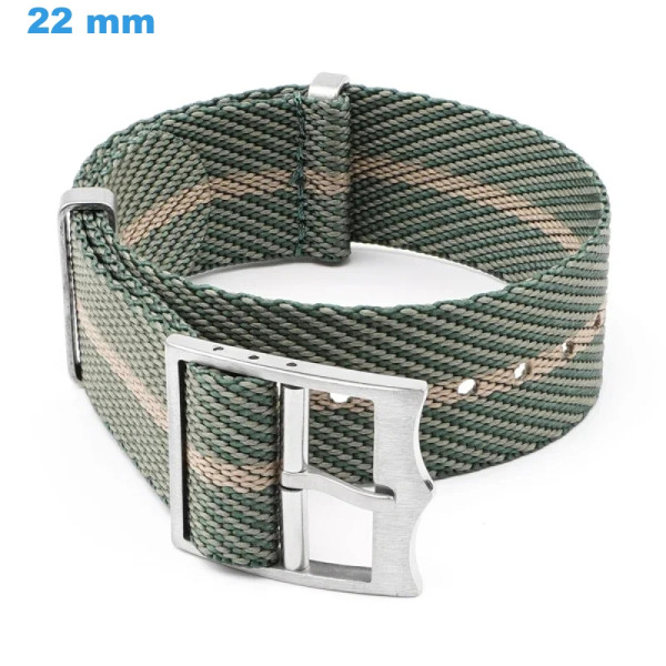 Bracelet De Montre Seiko En Caoutchouc Vert - Largeur 22 Mm - Boucle Ardillon - Pour Plongée - Neuf Avec étiquettes