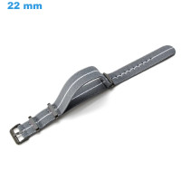 Bracelet 22 mm Nylon Gris...