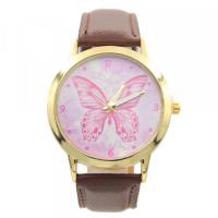 Montre papillon femme rose pas chère originale