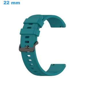 Bracelet 22 mm Silicone Vert montre boucle Ardillon Bracelet Silicone | My-Montre