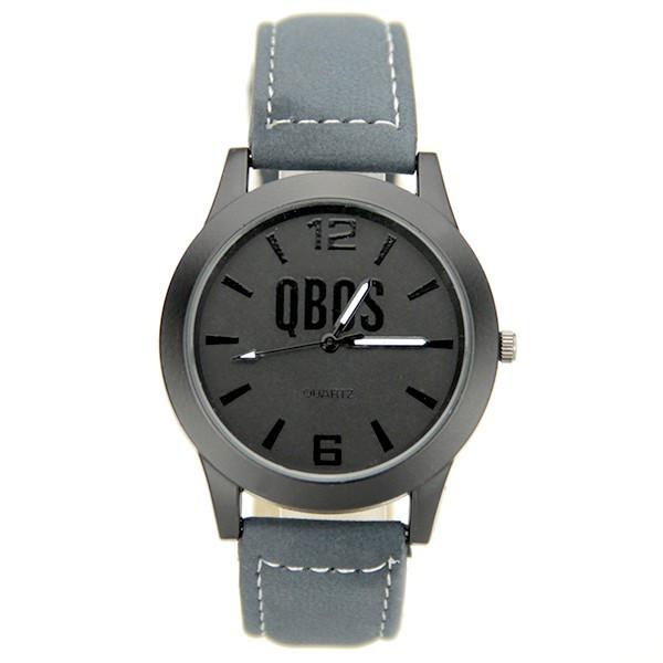 Montre Homme/femme Quartz, Boîtier Blanc, Cadran Blanc, Bracelet Noir - Neuf, Style Classique