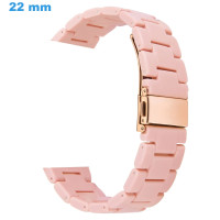Bracelet 22 mm Résine Rose...