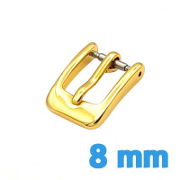 Fermoir ardillon 8 mm doré...