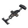 Boucle papillon noire 24 mm pour bracelet de montre