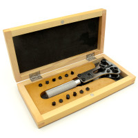 Clé ouvre boîtier montre universelle style JAXA avec coffret en bois