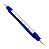 Pointeau de pose 2 têtes pour bracelet montre avec règle graduée