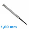 Tournevis horloger tête plate 1.60 mm
