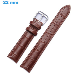 Bracelet Brun 22 mm Cuir...