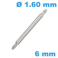 Pompe pour Montre 6mm diamètre 1.60mm double rainure