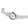 Montre Femme Adrina bracelet cuir synthétique blanc cadran blanc
