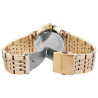 Montre Mixte Just Watch bracelet acier inoxydable doré cadran blanc 41 mm