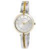 Montre Femme Just Watch bracelet acier inoxydable argenté finition bicolore 34 mm Hanni