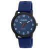 Montre Homme Classix bracelet silicone bleu cadran bleu