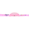 Montre Enfant QBos bracelet silicone rose papillon