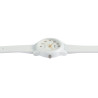 Montre Femme Q&Q bracelet plastique blanc montre junior