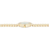 Montre Femme Excellanc bracelet métal doré sertissage de strass 33 mm