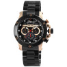Montre Homme Raptor bracelet acier inoxydable noir soheib