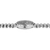 Montre Femme Clasixx bracelet acier inoxydable argenté cadran noir